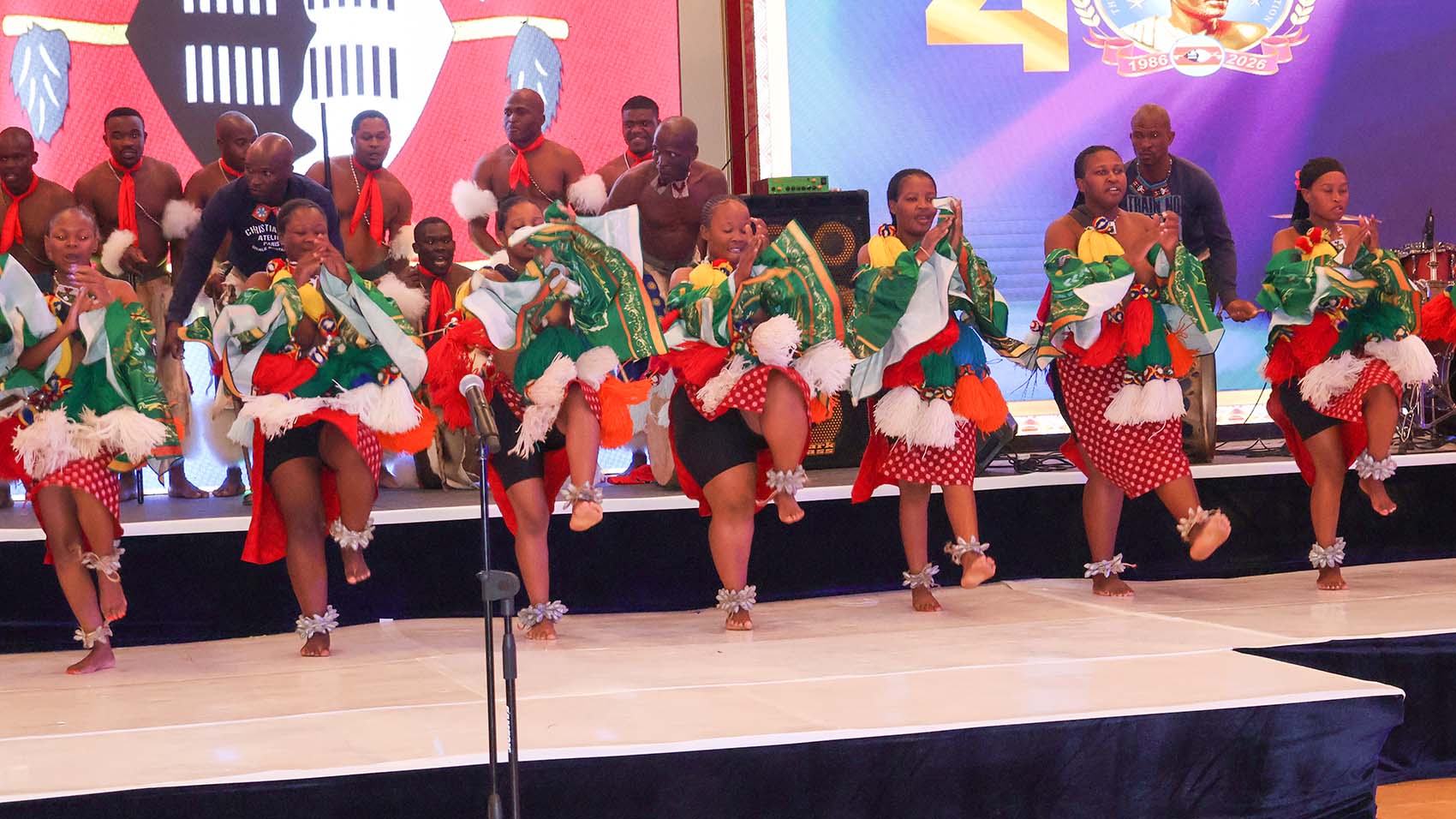 Ummiso captured the attention of delegates as they all moved to the front.